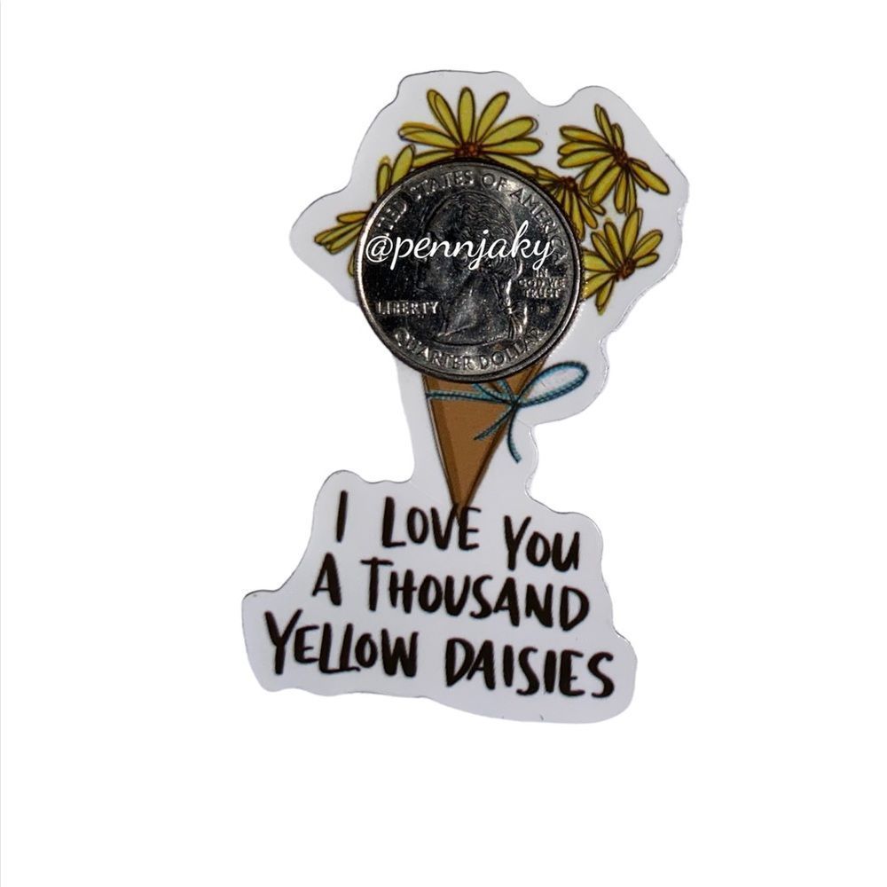🌻🐝 4 for $8 or 8 for $13🌻🐝 Daisy Sticker